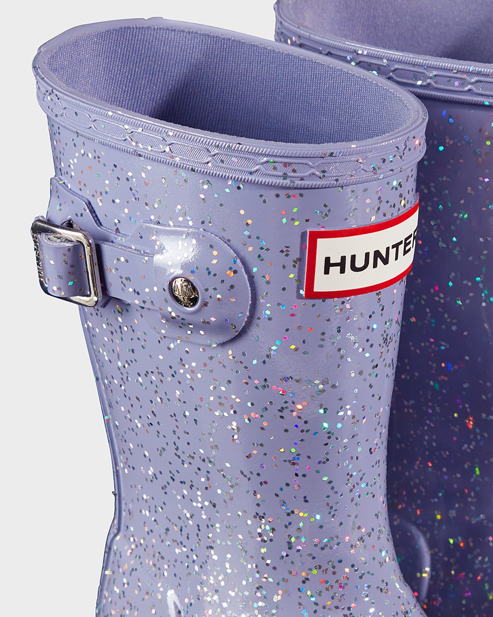 Hunter Dječje Gumene Čizme Ljubičaste Original Little Giant Glitter Hrvatska 9478-CQVYM